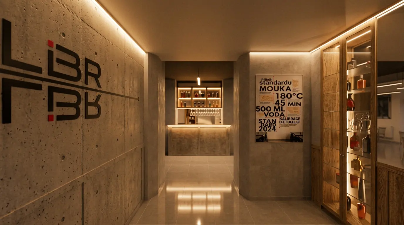 Vstup do restaurace KALiBR v Nové Zbrojovce